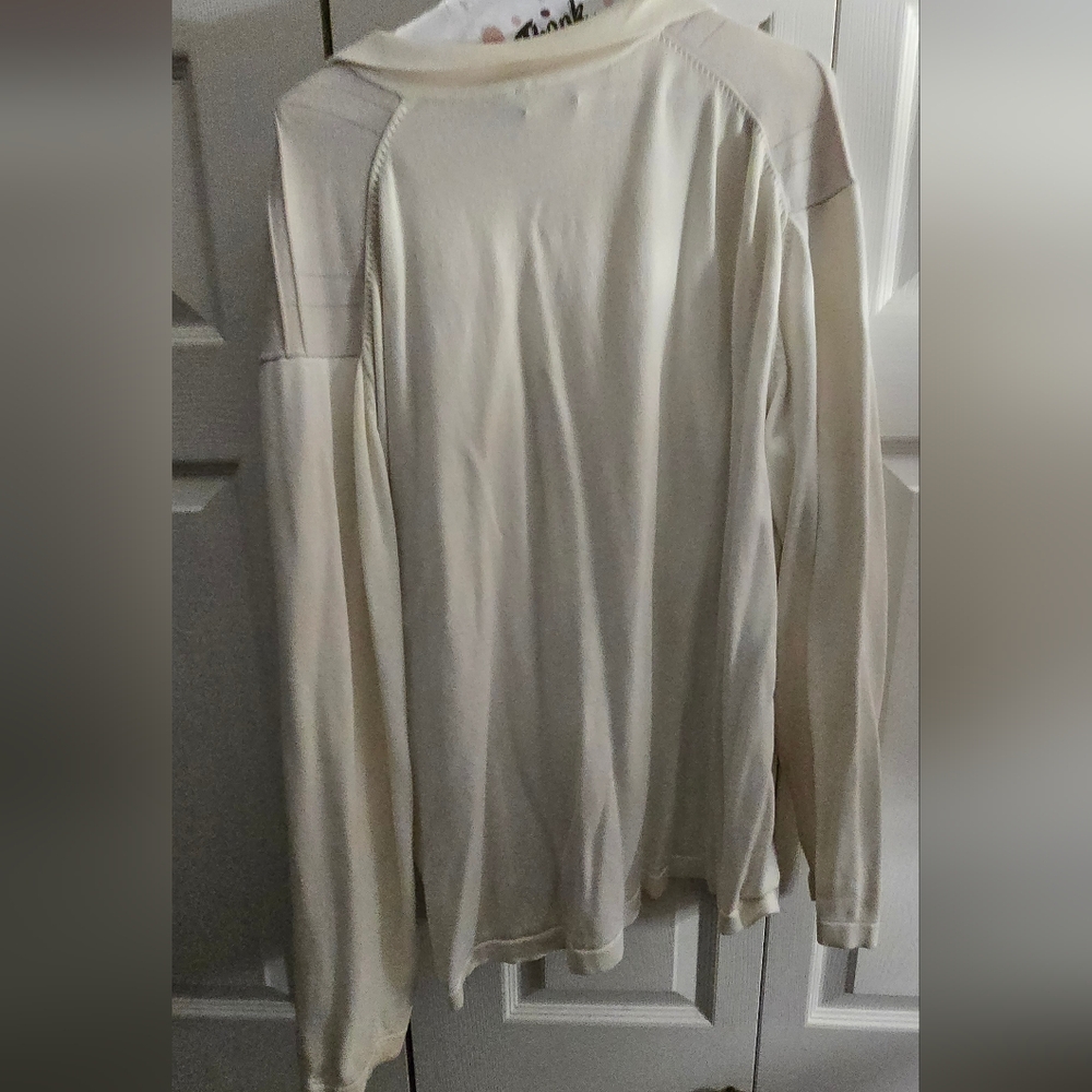 Cream Long Sleeve Shirt
